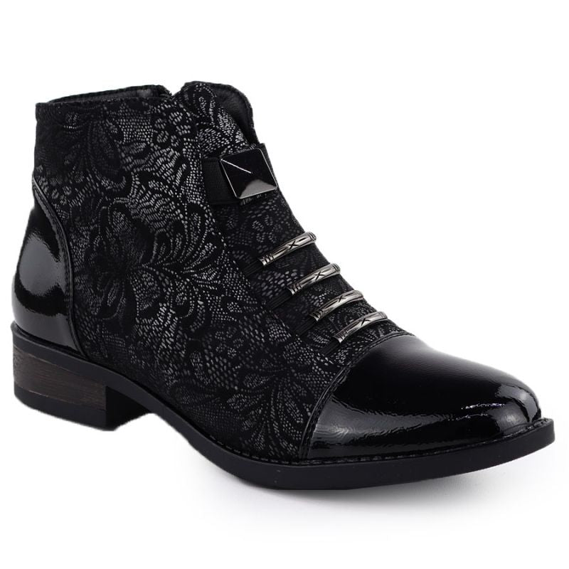 Women's black worker boots with socks Sabatina To be categorized Your Sports Performance