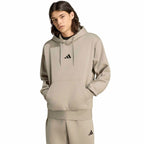Men's adidas Essentials Feelcozy Hoodie Beige KF2361