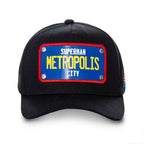 Capslab Superman Metropolis City DC Black Baseball Cap - FG/DC2/1/CAS/SUP1 Odzież/Czapki/Czapki z daszkiem Your Sports Performance