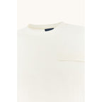 Paul&Shark men's cotton T-shirt light ecru 26411038-108 - classic cut, logo