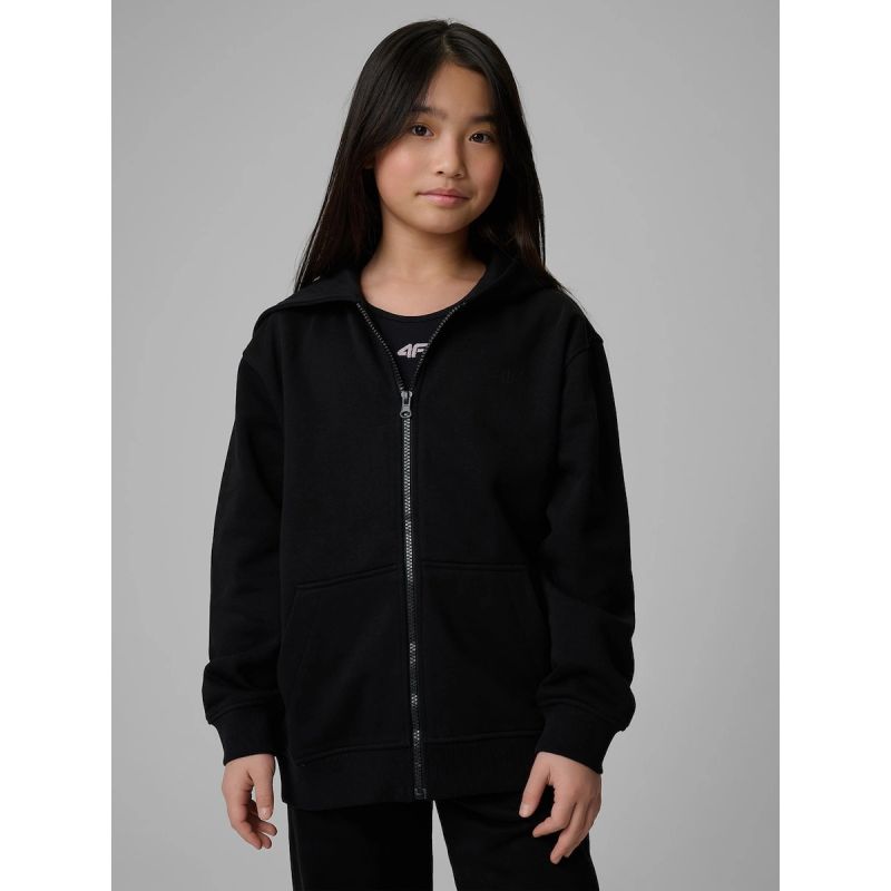 Girls’ Loose-Fit Hooded Sweatshirt 4F 4FJRMM00TSWSF2713-20S