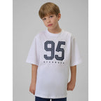 Boy's loose T-shirt with print 4F 4FJRSS26TTSHM3786-10S 4f