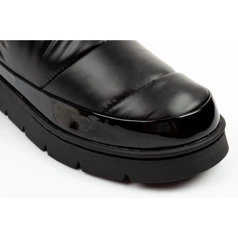 GAP Women's Shoes Alabama Winter Ankle Boots Black Slip-On