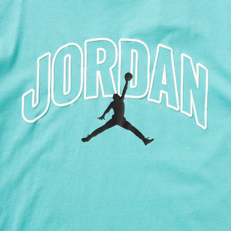 Men's Air Jordan Brooklyn Arch Logo T-shirt Washed Teal - IB7347-392 AIR Jordan