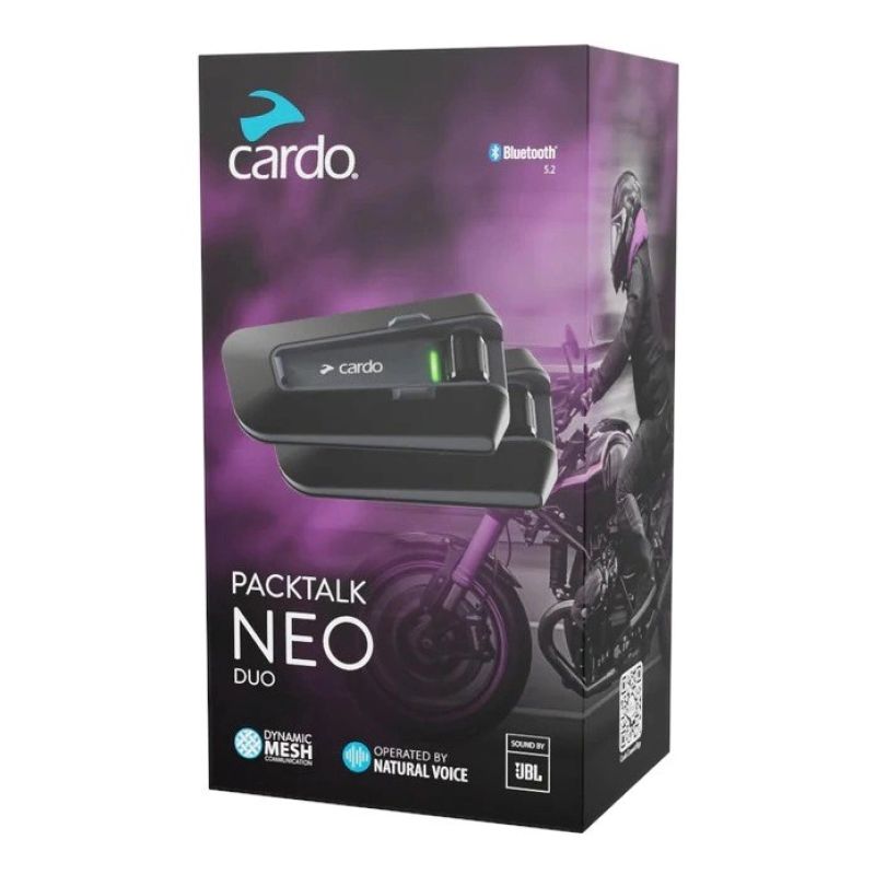 CARDO PACKTALK NEO DUO Two-helmet intercoms In preparation Your Sports Performance