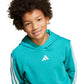 adidas 3 Stripes Fleece Hoodie 225 Turquoise JN2417 In preparation Adidas