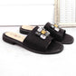 Flip-flops with rhinestones S.Barski W OLI262A, black Footwear/Lifestyle/S.Barski Your Sports Performance