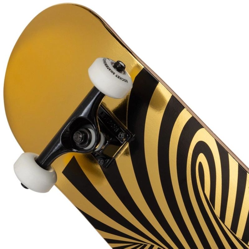 Rocket Twisted Foli Gold Skateboard 7.5" RKT-COM-1555 Accessories/Skating/Rocket Your Sports Performance