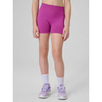 Girls' seamless sports short leggings 4F 4FJRSS26TFSTF140-53S