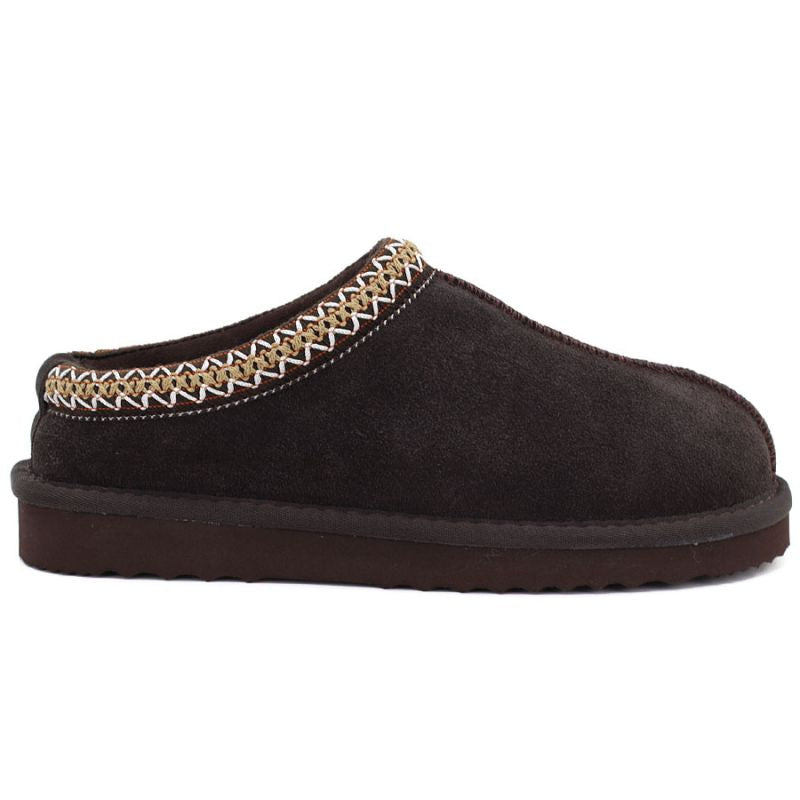 Beige leather insulated slides Vinceza 97970