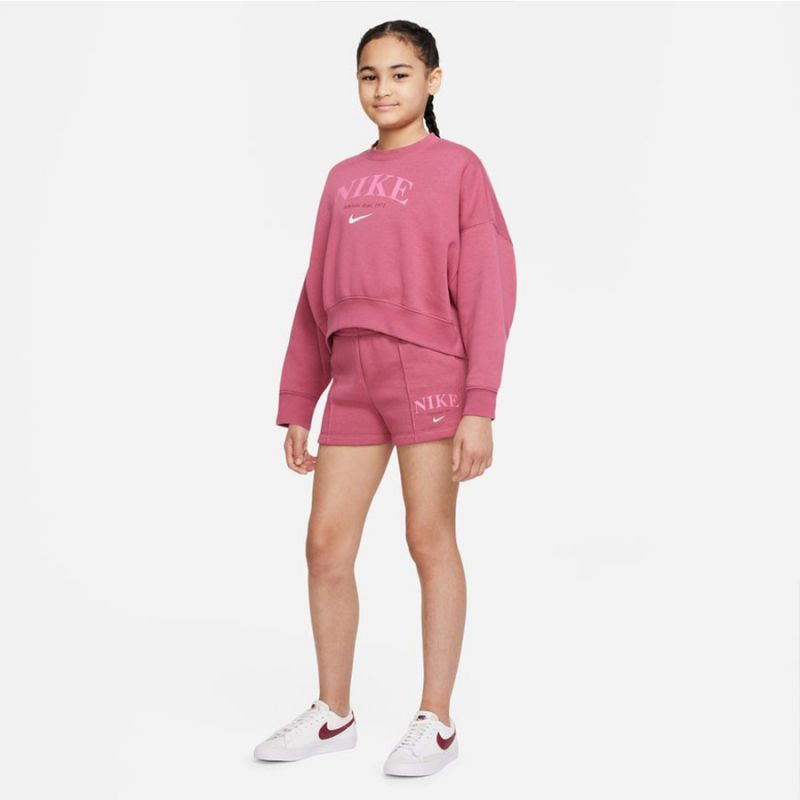 Nike Sportswear Trend Flc Crew Jr DV2563 633 sweatshirt Clothing/Lifestyle Nike