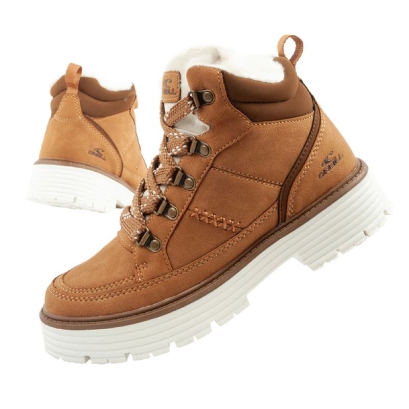 O'neill winter boots women's hiking boots ankle boots insulated fashionable brown ONeill