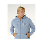 RIP CURL Wettie Passage Icon Zip Thru Men's Sweatshirt Blue