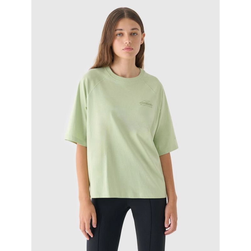Women's oversize printed T-shirt 4F 4FRAW24TTSHF2583-43S *Kategoria tymczasowa Your Sports Performance