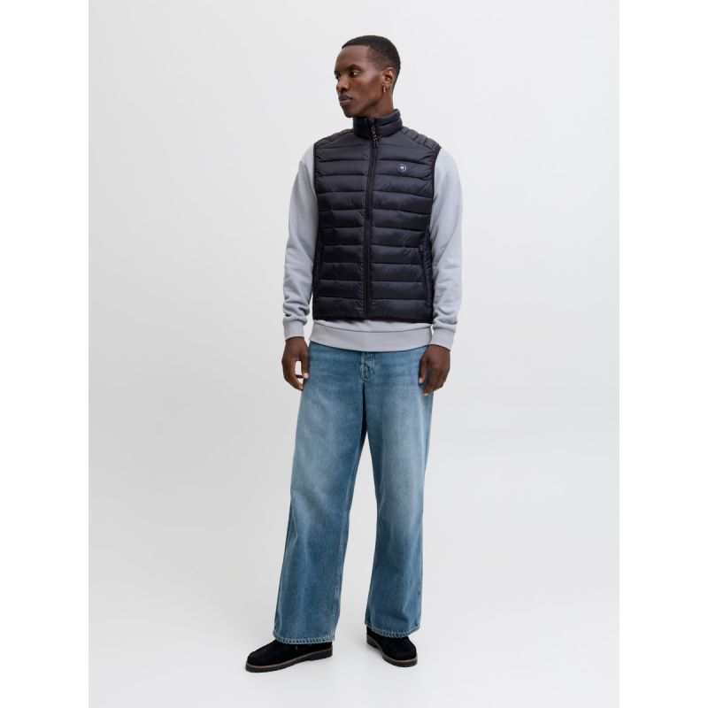 Jack&Jones men's vest JJEBRADLEY LIGHT BODYWARMER COLLAR NOO 12280973 BLACK In preparation Your Sports Performance