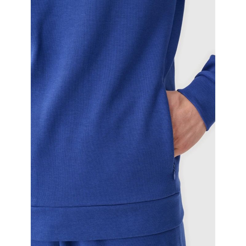 Men's sweatshirt with hood, open, 4F 4FRAW24TSWSM2050-31S 4f