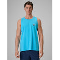 Men's regular sleeveless T-shirt with print 4F 4FRSS26TSLEM366-10S
