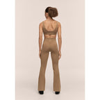CASALL Soft Touch Flared Pants women's pants color green