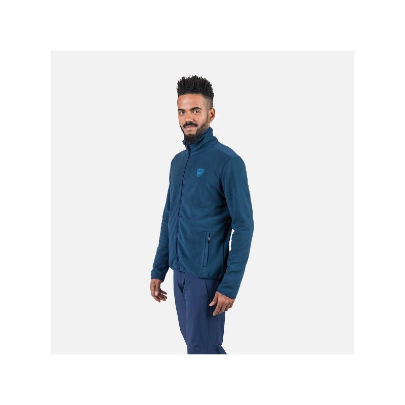 Rossignol Strawpile Fleece Fz Navy Blue Sweatshirt Rossignol