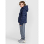 Children's down jacket with synthetic filling, unisex, 4F 4FJRAW25TDJAU0804-31S 4f