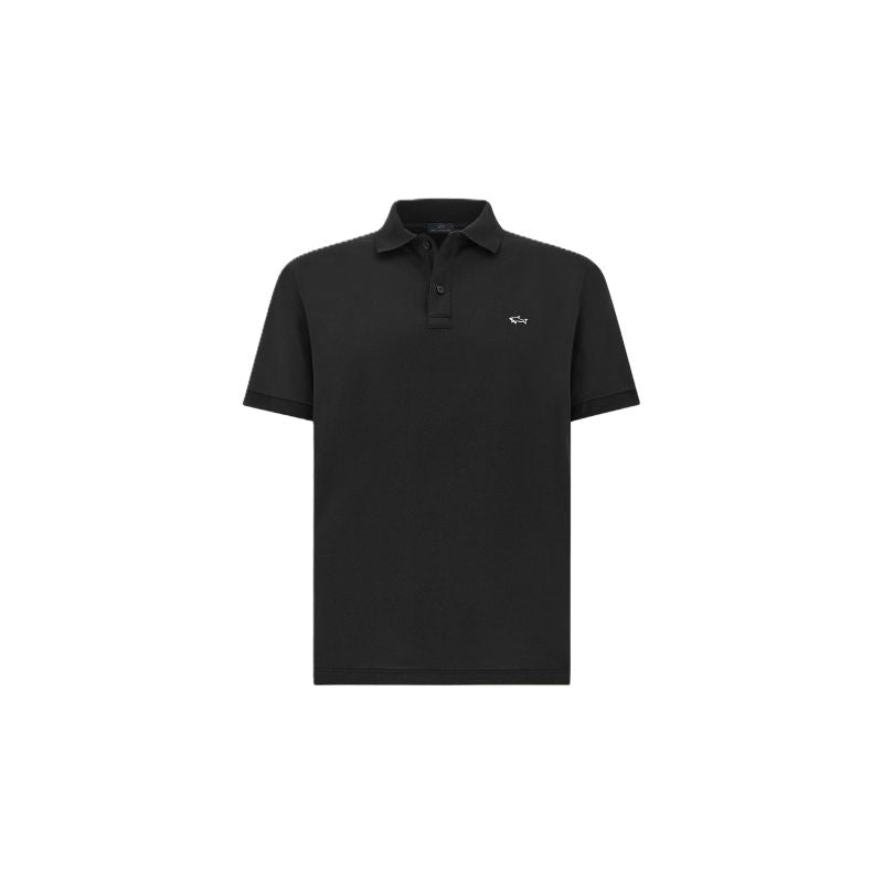 Paul&Shark men's cotton polo shirt black 99311001-11 – elegant and durable