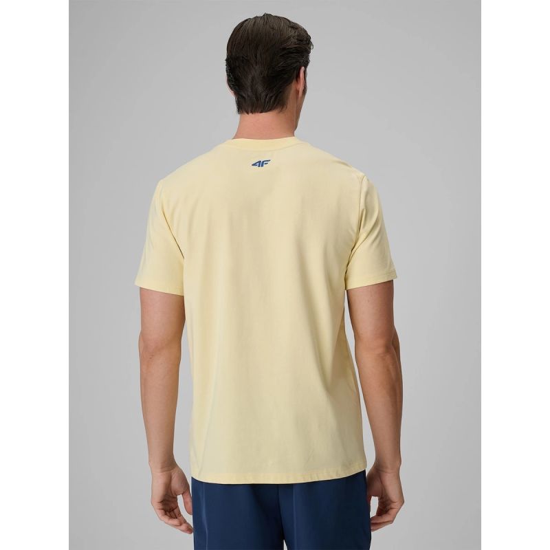 Men's regular printed T-shirt 4F 4FRSS26TTSHM4293-73S