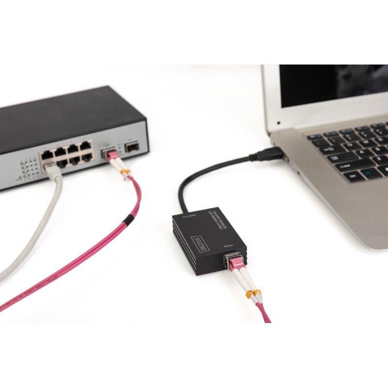 Digitus USB 3.0 Gigabit SFP Network Adapter Kable i adaptery/Adaptery, przejściówki Your Sports Performance