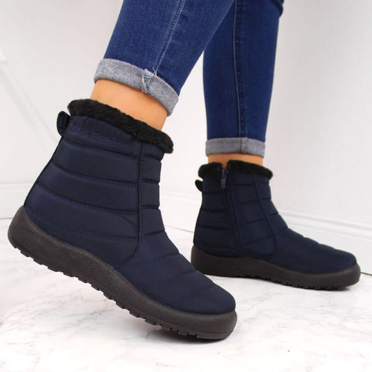 Waterproof snow boots with zipper NEWS W EVE181B navy blue Footwear/Outdoor/News Your Sports Performance