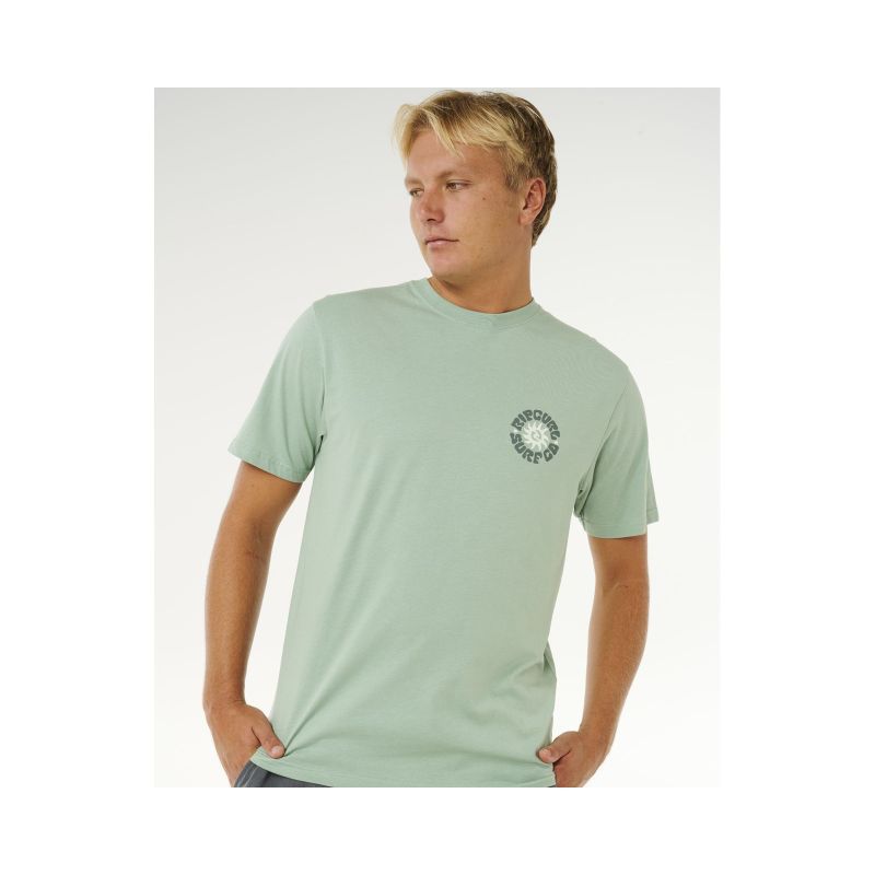 RIP CURL Pacific Rinse Circle Tee Green