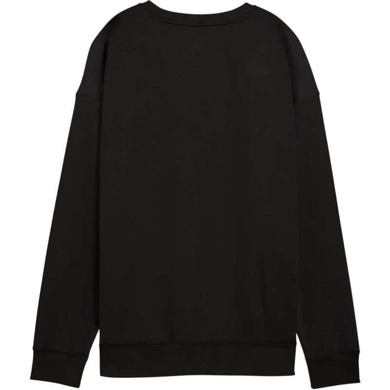 Puma Women's ESS Small No. 1 Logo Relaxed Crew Sweatshirt Black 633268 01
