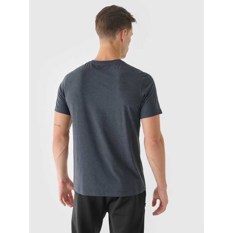 Men's quick-drying regular training T-shirt 4F 4FWAW24TFTSM1003-22M 4f