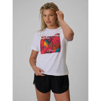 Women's regular printed T-shirt 4F 4FRSS26TTSHF4514-10S