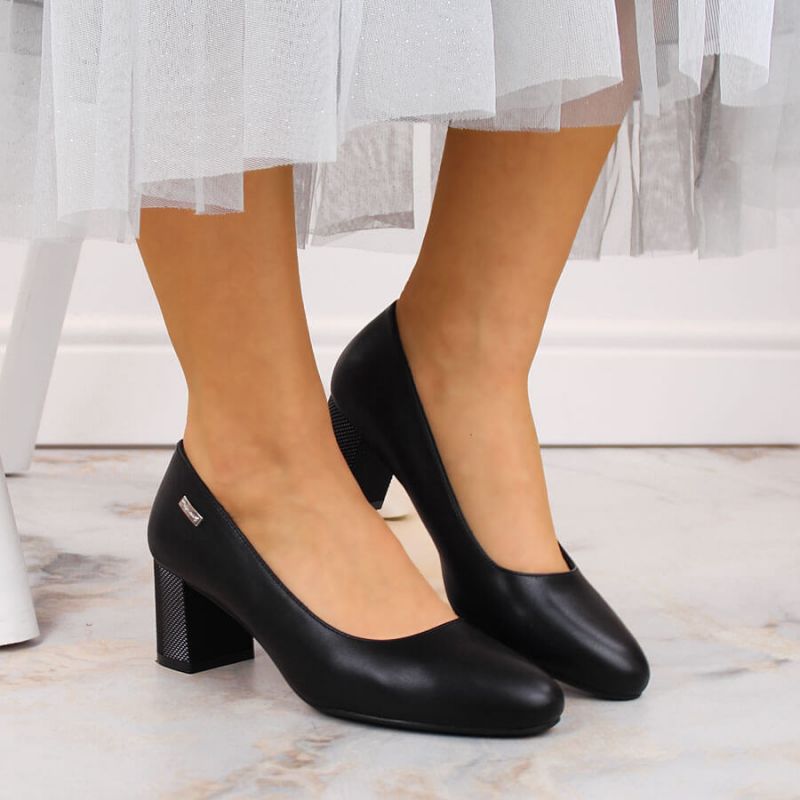 Pumps on a decorative post Sergio Leone W SK314A black Footwear/Lifestyle/Sergio Leone Your Sports Performance