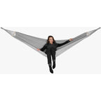 GARDEN HAMMOCK 2-PERSON LUXE XXL 250x150CM WITH SPREADER BAR AND COVER GRAY 1031170 Home and Garden/Garden Your Sports Performance