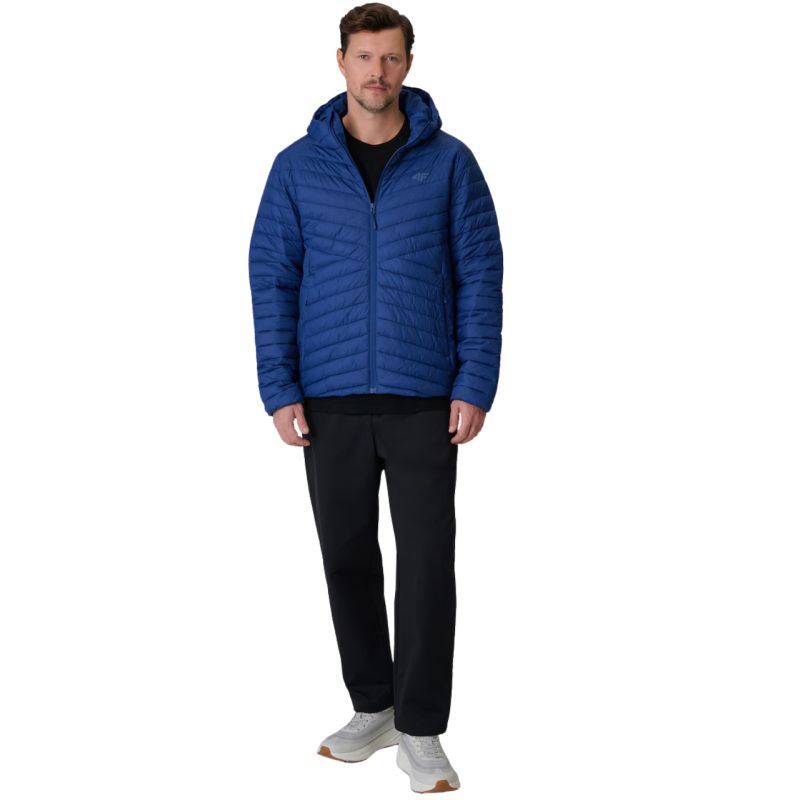 Men's jacket 4F M0852 navy blue 4FWSS26TDJAM0852 31S