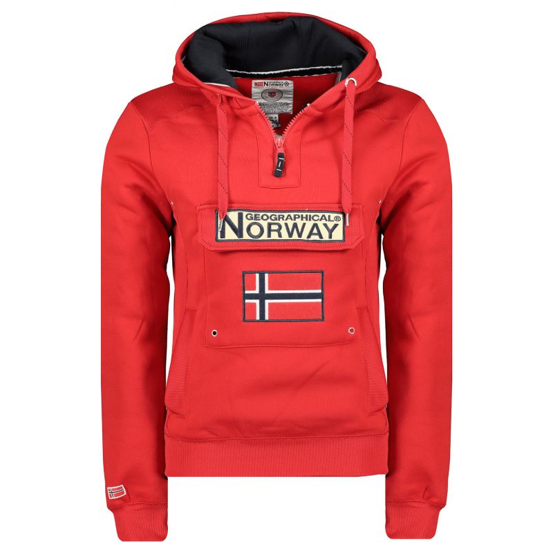 Geographical Norway Gymclass DB 054 M WW2485H/GN-Red sweatshirt Geographical Norway