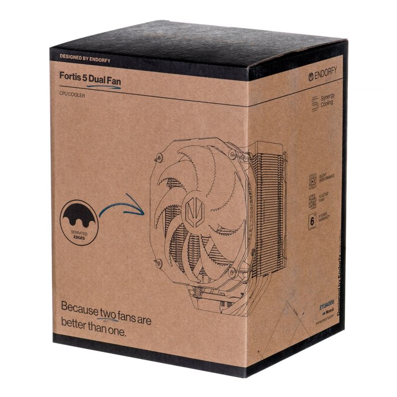 ENDORFY Fortis 5 Dual Fan air cooling Chłodzenie/Chłodzenie CPU Your Sports Performance