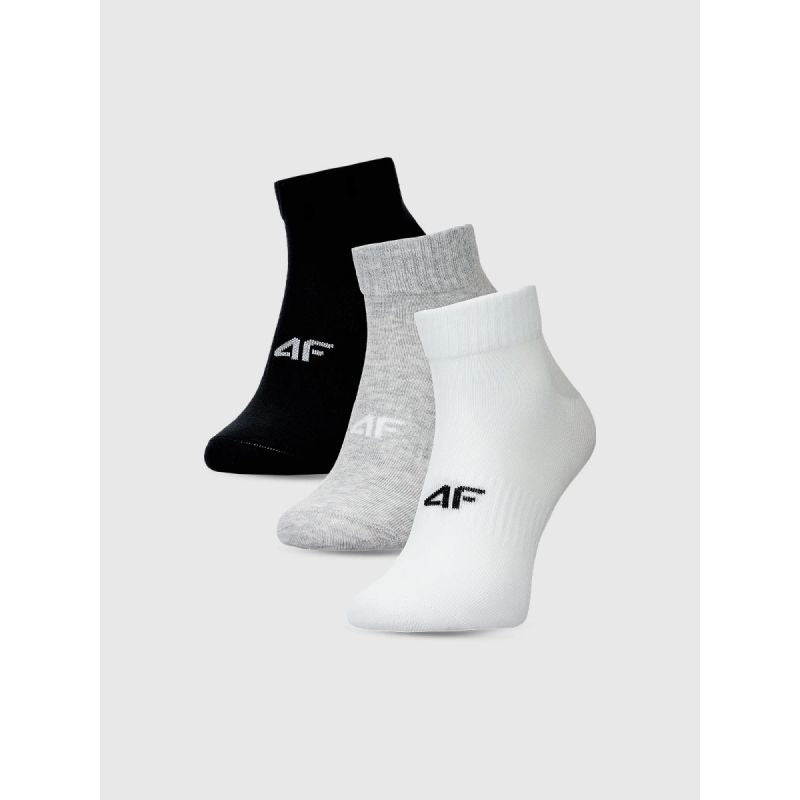 Women's casual ankle socks (SET OF 3) 4F 4FWMM00USOCF448-94S *Kategoria tymczasowa Your Sports Performance