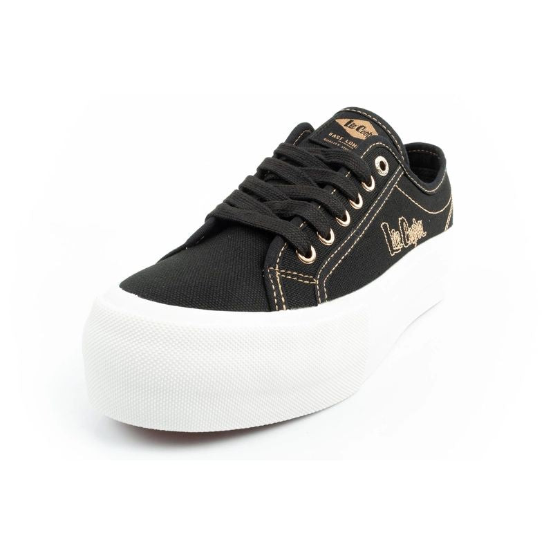 Lee Cooper women's sneakers platform black with gold In preparation Your Sports Performance