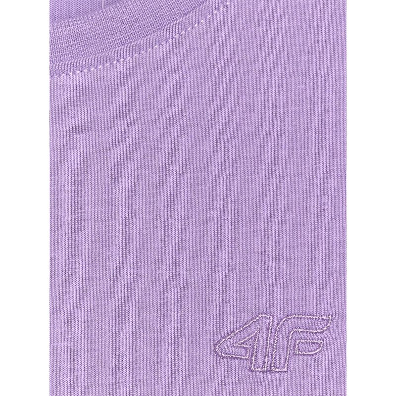 Regular plain girls' T-shirt 4F 4FJRAW25TTSHF3233-51S *Kategoria tymczasowa Your Sports Performance
