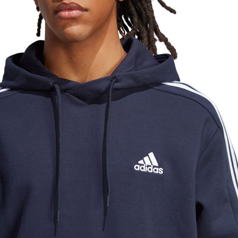 Adidas Essentials French Terry 3-Stripes Hoodie M IC0436 Clothing/Training Adidas