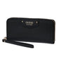 GUESS WOMEN'S WALLET BLACK BRENTON In preparation Your Sports Performance