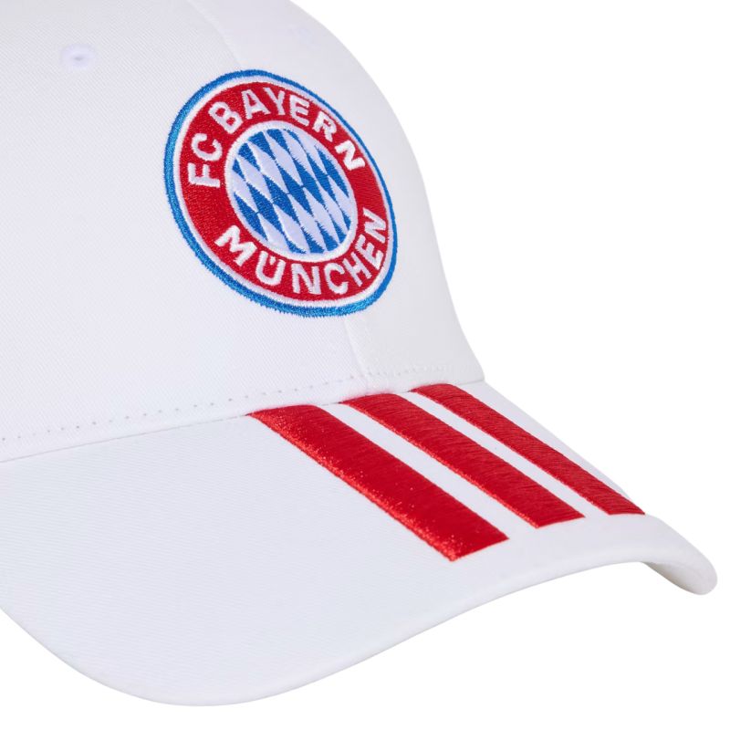 adidas FC Bayern Munich Kids' Baseball Cap White KT3396