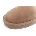 D.Franklin women's winter snow boots, fashionable fur lined, brown ankle boots D.Franklin