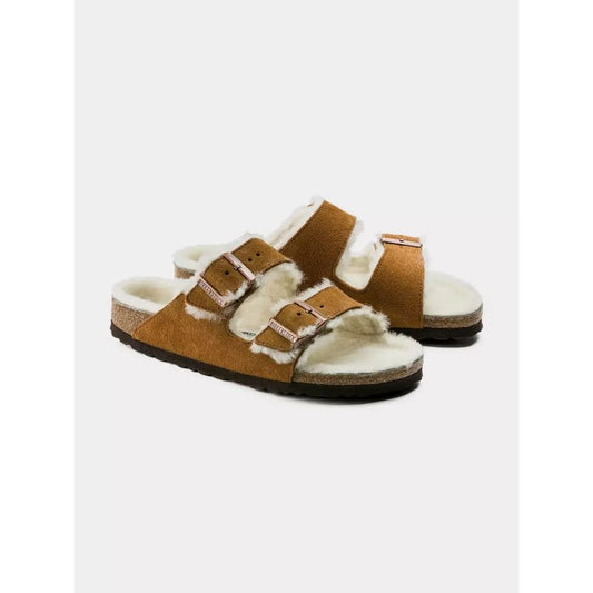 Birkenstock Arizona Shearling Mink W 1001135 flip-flops Footwear/Lifestyle/Birkenstock Birkenstock
