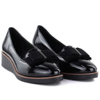 Women's patent leather high-heeled shoes, black, Vinceza 58630 To be categorized Your Sports Performance