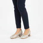 Women's boots, suede, insulated, openwork, khaki, Potocki 12522 To be categorized Your Sports Performance