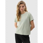 Women's plain organic cotton T-shirt 4F *Kategoria tymczasowa Your Sports Performance