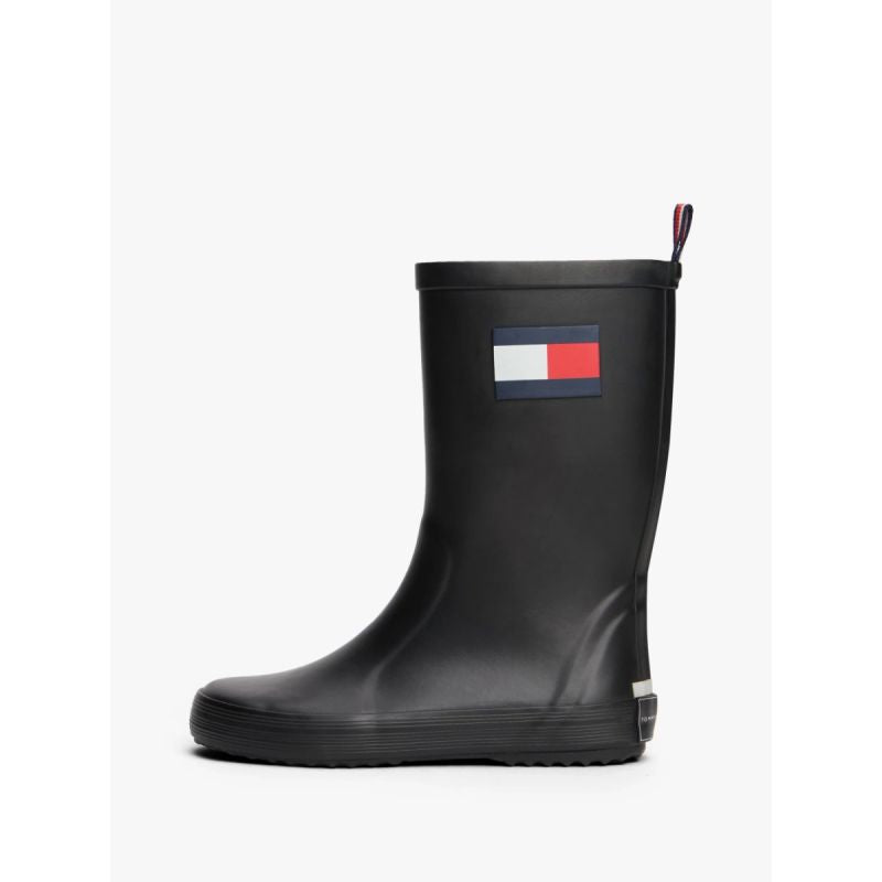 Tommy Hilfiger rain boots FLAG RAIN BOOT T3XC-33923-0047999 BLACK To be categorized Your Sports Performance
