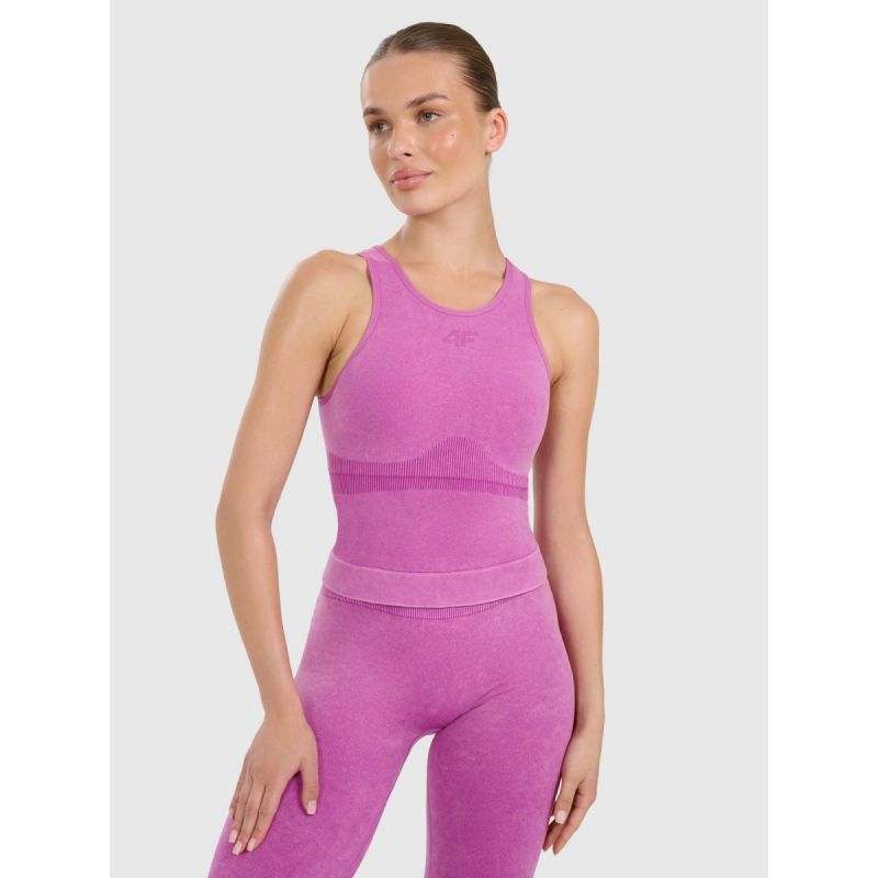 Women's 4F Slim Quick-Drying Yoga and Pilates Top 4FWAW25TFSLF578-54A 4f